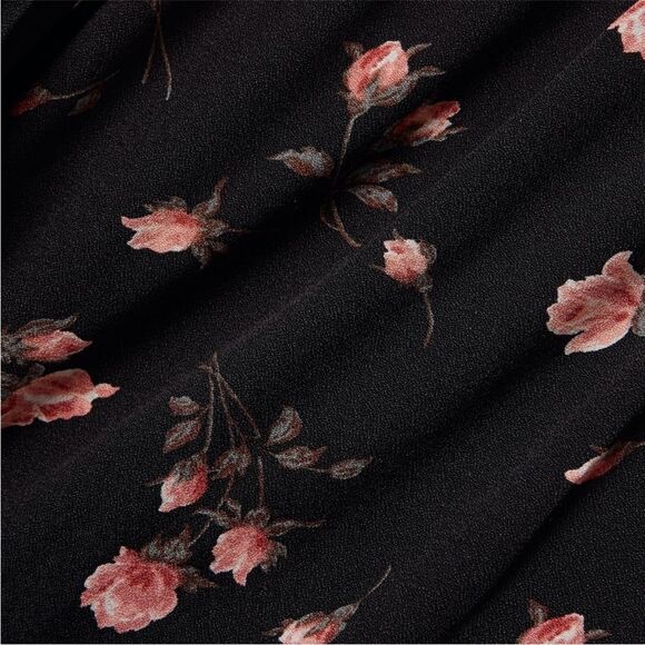 S O L D : Reformation Size 8 Rocki Collared Midi Dress Romy Rose Floral Print - Picture 5 of 14